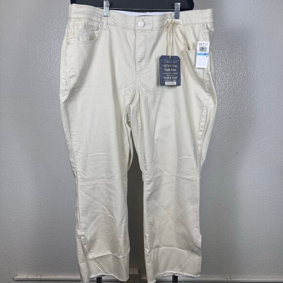 Democracy | Plus Size Women Pants in White size 20W - Picture 1 of 9